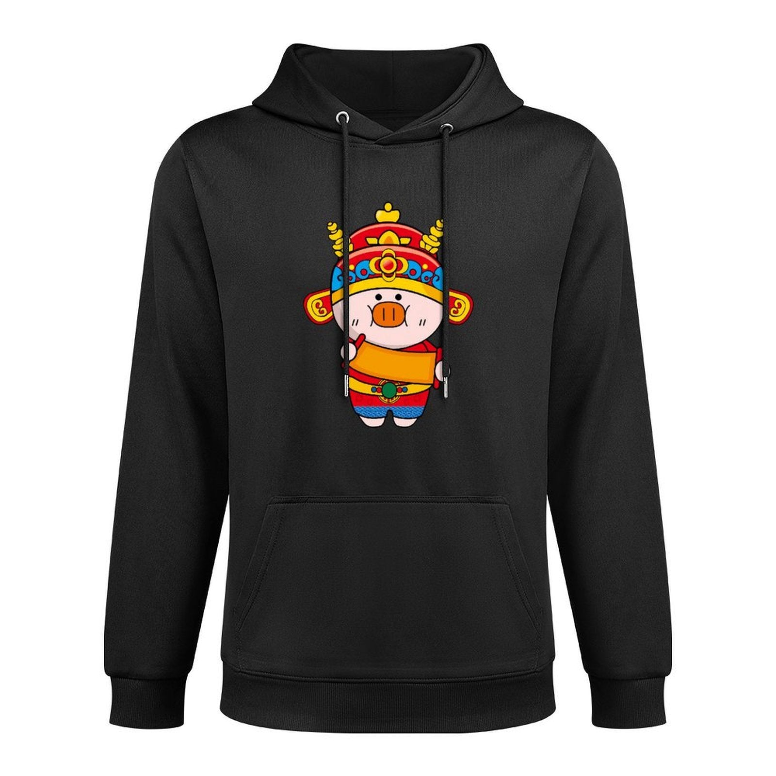 Cotton Oversized Front Graphic Hoodies